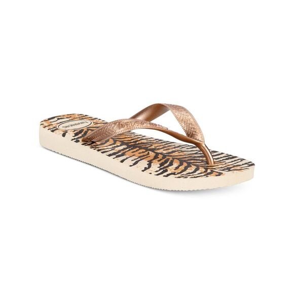 Havaianas Rice Pattern Havaianas | Shoes | Nwt Havaianas Womens Beige Rice Pattern Logo Top ...
